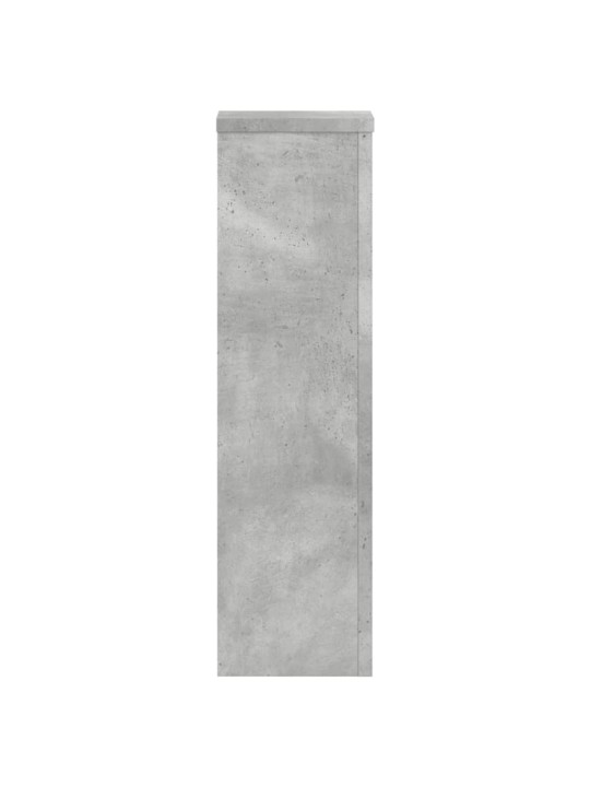 Stojany na rostliny 2 ks betonově šedé 17 x 17 x 60 cm kompozit