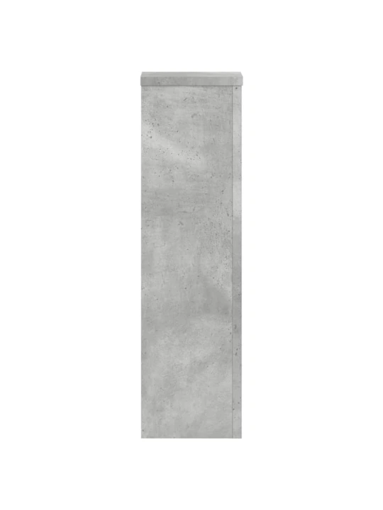 Stojany na rostliny 2 ks betonově šedé 17 x 17 x 60 cm kompozit