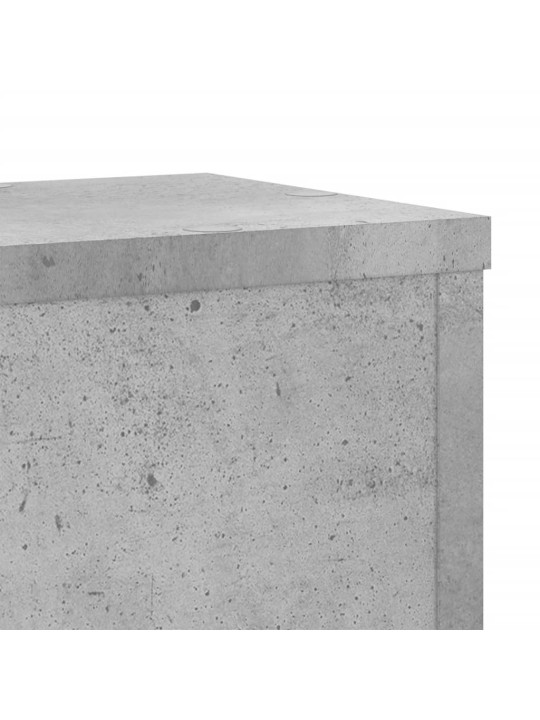 Stojany na rostliny 2 ks betonově šedé 17 x 17 x 60 cm kompozit