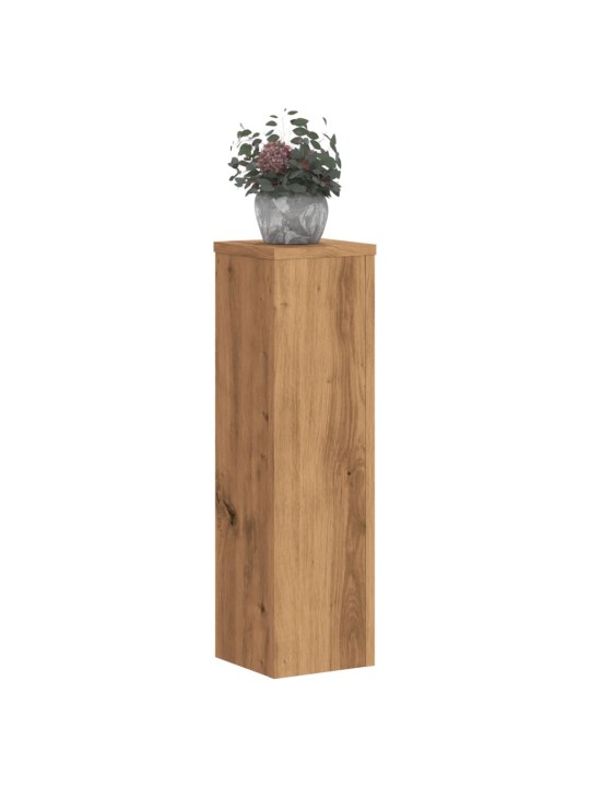 Stojany na rostliny 2 ks dub artisan 17 x 17 x 60 cm kompozit