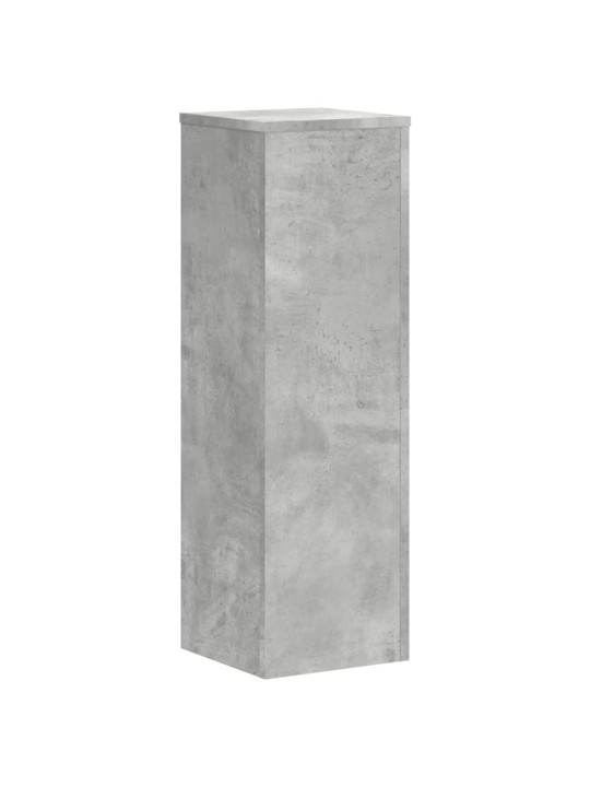 Stojany na rostliny 2 ks betonově šedé 25 x 25 x 80 cm kompozit