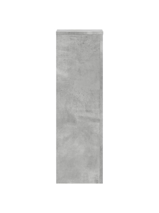 Stojany na rostliny 2 ks betonově šedé 25 x 25 x 80 cm kompozit