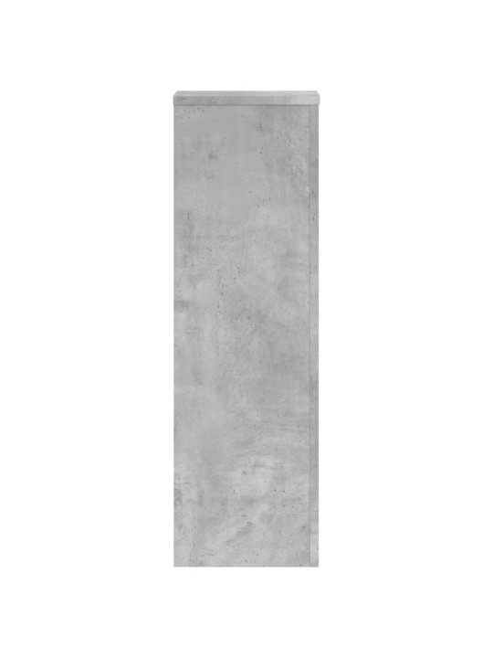 Stojany na rostliny 2 ks betonově šedé 25 x 25 x 80 cm kompozit