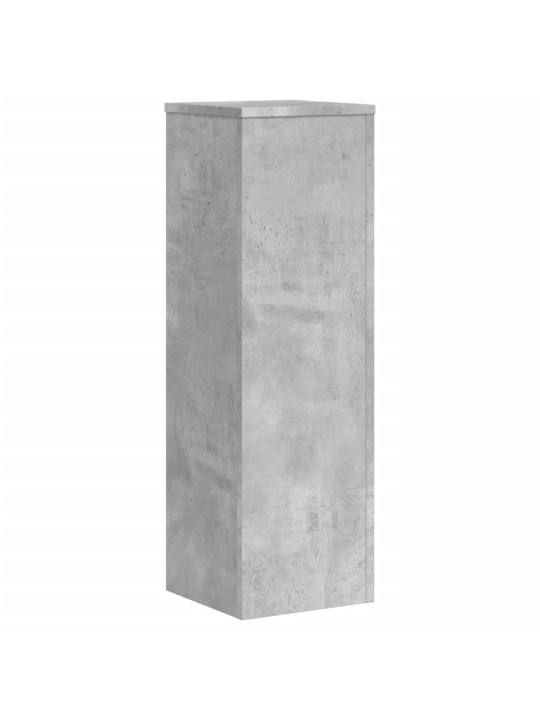 Stojany na rostliny 2 ks betonově šedé 25 x 25 x 80 cm kompozit