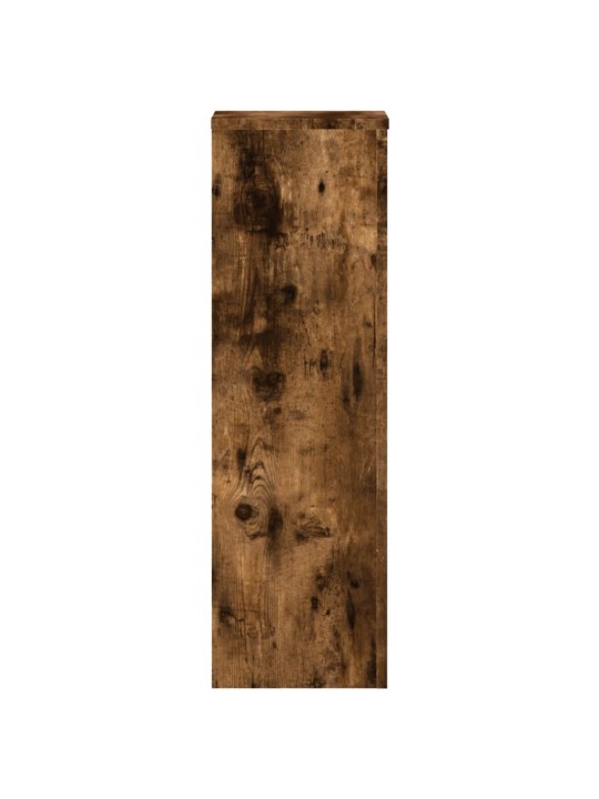 Stojany na rostliny 2 ks kouřový dub 25 x 25 x 80 cm kompozit