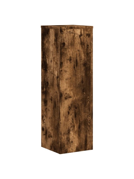 Stojany na rostliny 2 ks kouřový dub 25 x 25 x 80 cm kompozit