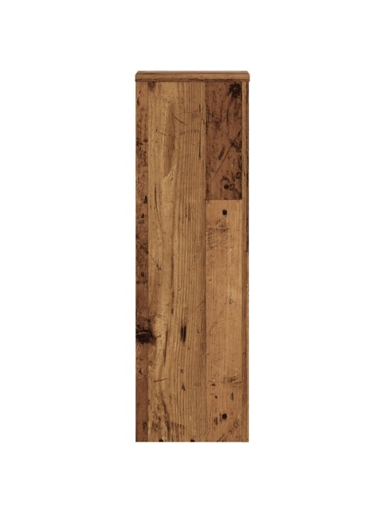 Stojany na rostliny 2 ks old wood 25x25x80 cm kompozitní dřevo