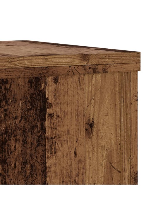 Stojany na rostliny 2 ks old wood 25x25x80 cm kompozitní dřevo