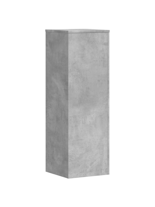 Stojan na rostliny betonově šedý 33x33x100 cm kompozitní dřevo