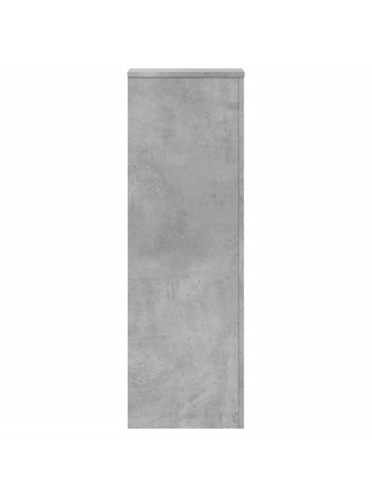 Stojan na rostliny betonově šedý 33x33x100 cm kompozitní dřevo