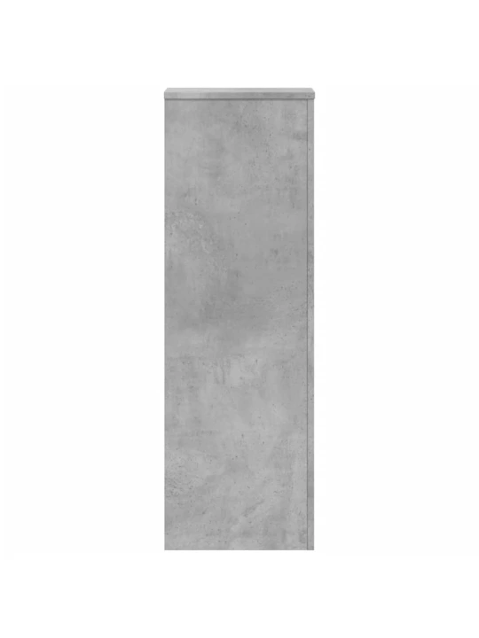Stojan na rostliny betonově šedý 33x33x100 cm kompozitní dřevo