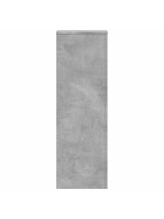 Stojan na rostliny betonově šedý 33x33x100 cm kompozitní dřevo