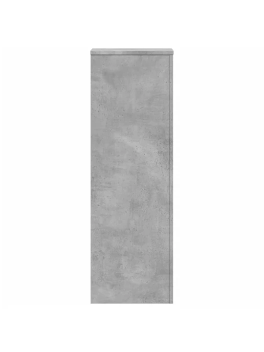 Stojan na rostliny betonově šedý 33x33x100 cm kompozitní dřevo