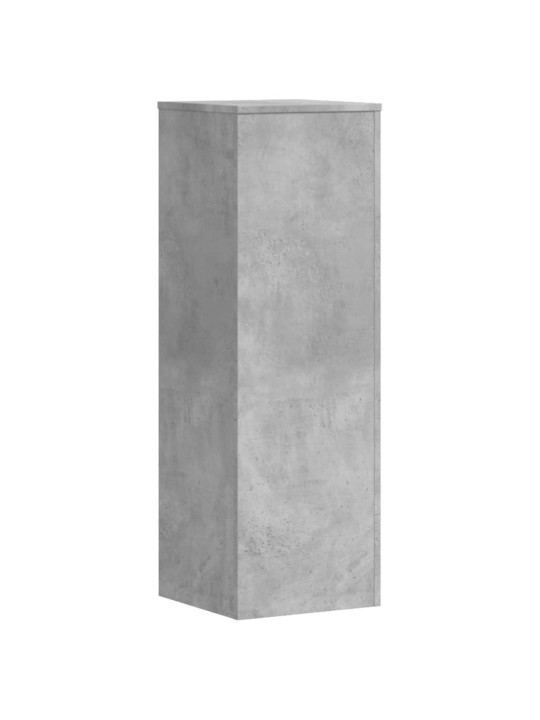 Stojan na rostliny betonově šedý 33x33x100 cm kompozitní dřevo