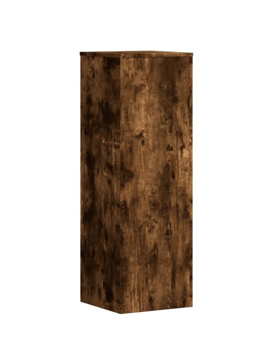 Stojan na rostliny kouřový dub 33x33x100 cm kompozitní dřevo