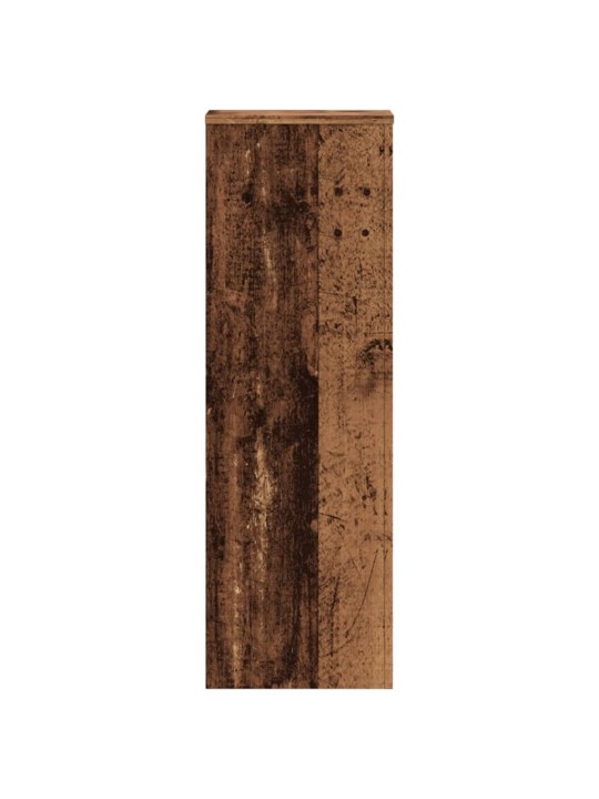 Stojan na rostliny old wood 33 x 33 x 100 cm kompozitní dřevo