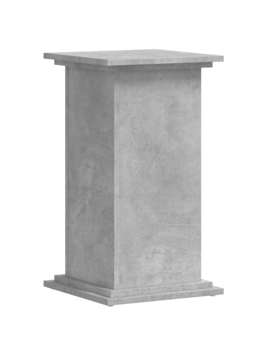 Stojan na rostliny betonově šedý 33x33x60 cm kompozitní dřevo