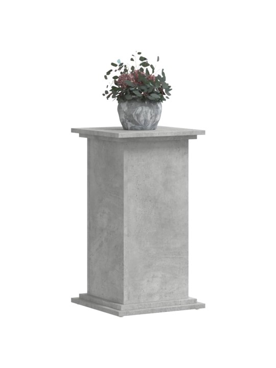 Stojan na rostliny betonově šedý 33x33x60 cm kompozitní dřevo