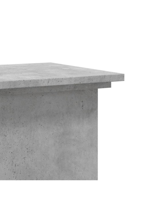 Stojan na rostliny betonově šedý 33x33x60 cm kompozitní dřevo