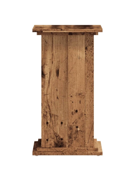 Stojan na rostliny old wood 33 x 33 x 60 cm kompozitní dřevo