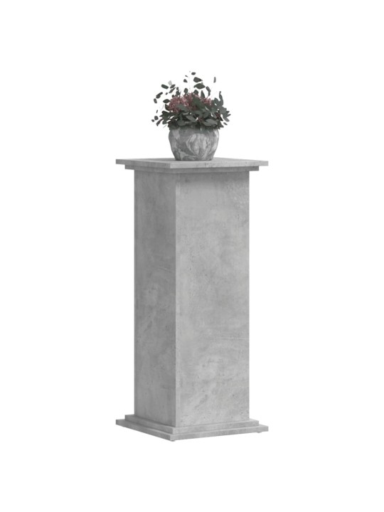 Stojan na rostliny betonově šedý 33x33x80 cm kompozitní dřevo