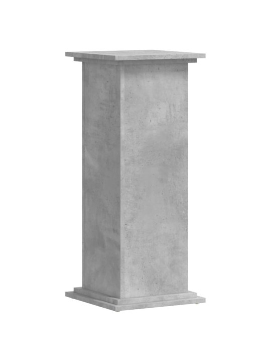 Stojan na rostliny betonově šedý 33x33x80 cm kompozitní dřevo