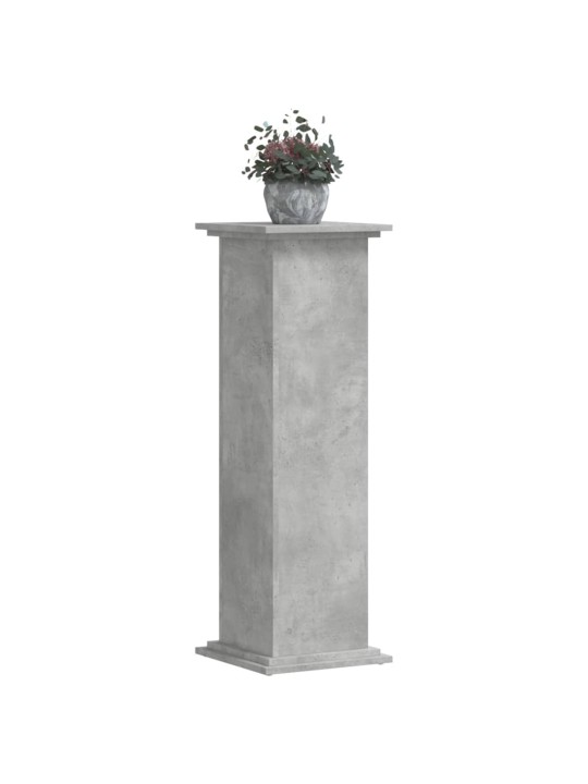 Stojan na rostliny betonově šedý 33x33x100 cm kompozitní dřevo