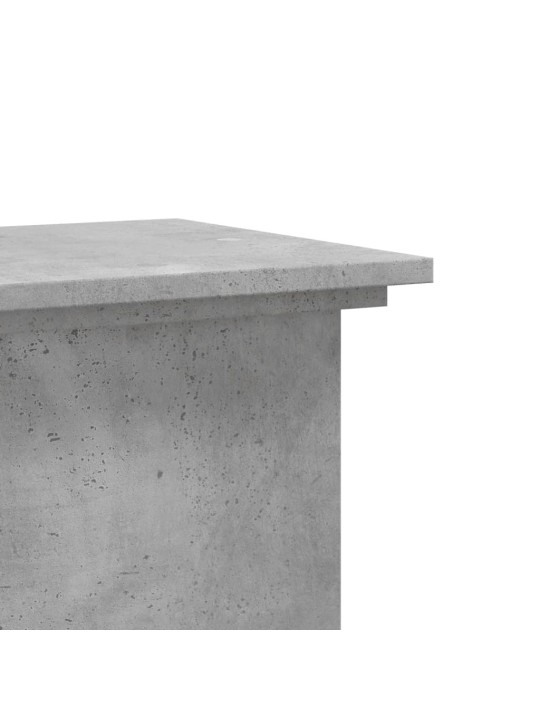 Stojan na rostliny betonově šedý 33x33x100 cm kompozitní dřevo