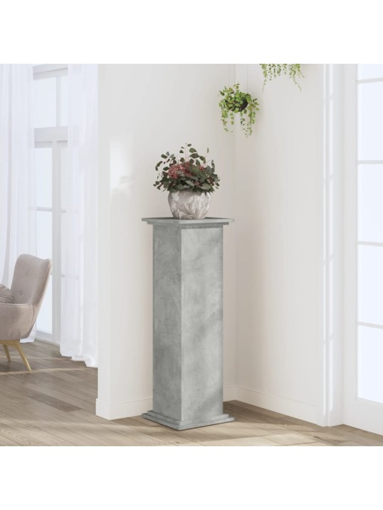 Stojan na rostliny betonově šedý 33x33x100 cm kompozitní dřevo