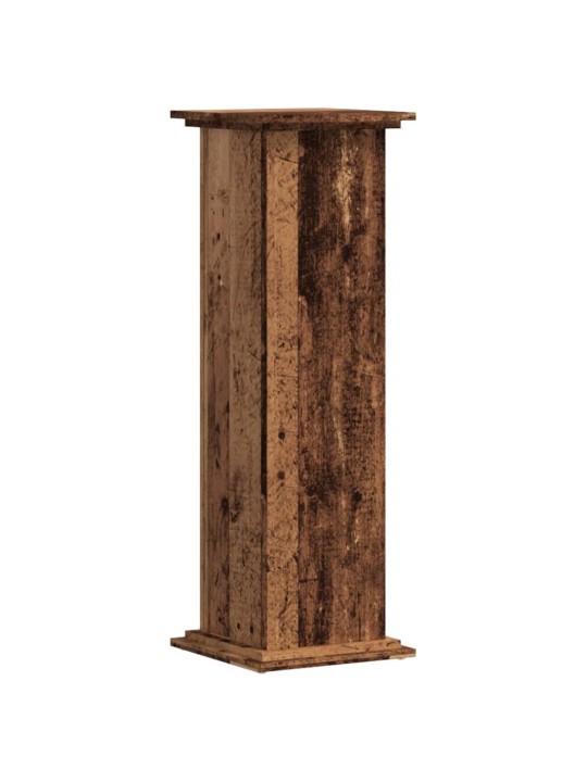 Stojan na rostliny old wood 33 x 33 x 100 cm kompozitní dřevo