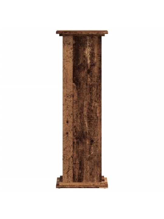 Stojan na rostliny old wood 33 x 33 x 100 cm kompozitní dřevo