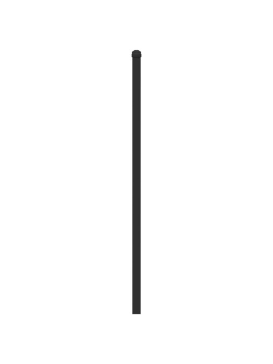 Čelo postele kouřový dub 75 cm kompozitní dřevo a ocel