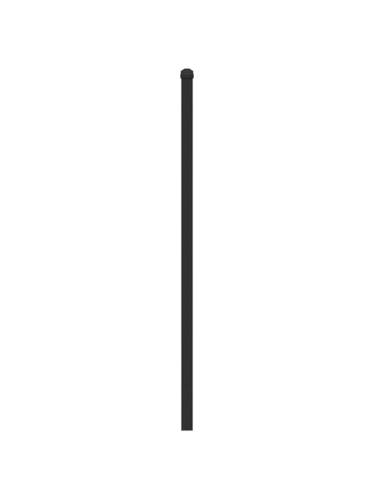 Čelo postele hnědý dub 120 cm kompozitní dřevo a ocel