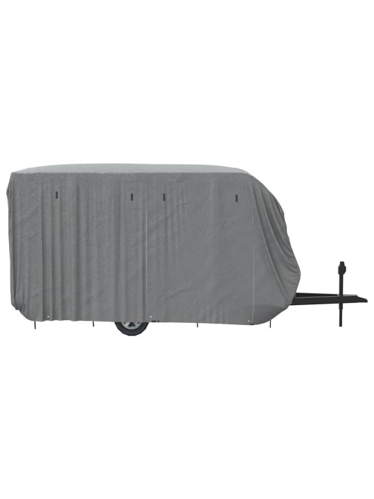 Krycí plachta na karavan šedá 460x250x220 cm netkaná textilie