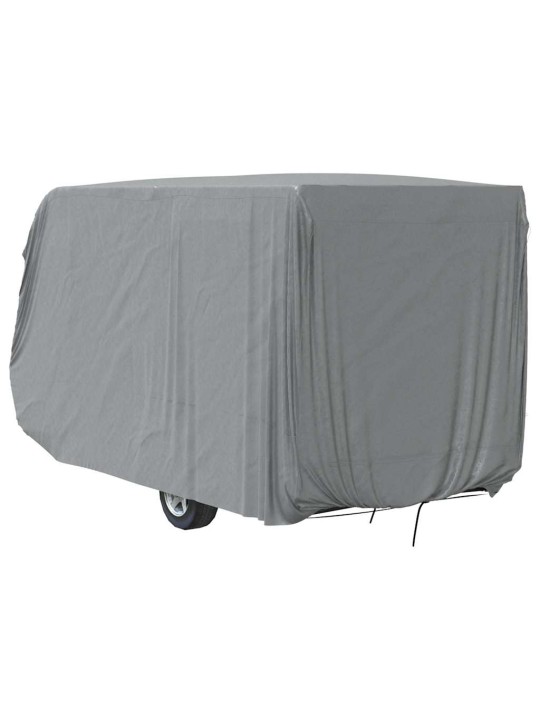 Krycí plachta na karavan šedá 460x250x220 cm netkaná textilie