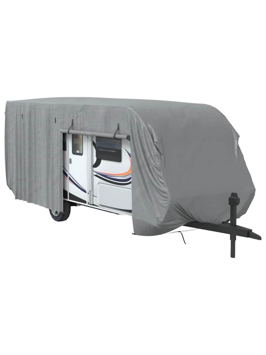 Krycí plachta na karavan šedá 732x250x220 cm netkaná textilie