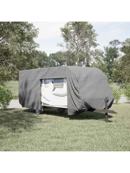 Krycí plachta na karavan šedá 732x250x220 cm netkaná textilie