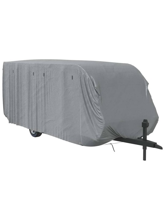 Krycí plachta na karavan šedá 732x250x220 cm netkaná textilie