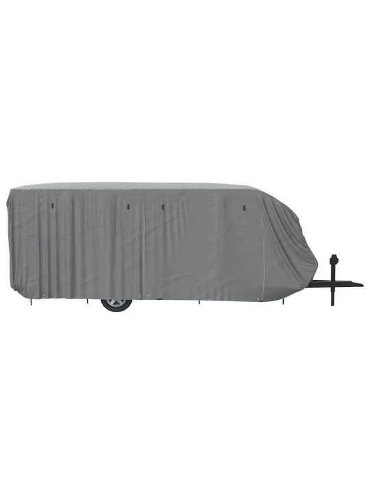Krycí plachta na karavan šedá 732x250x220 cm netkaná textilie