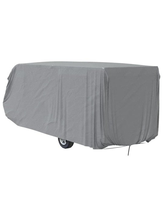Krycí plachta na karavan šedá 732x250x220 cm netkaná textilie