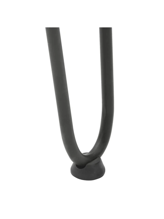 Nohy na konferenční stolek ve tvaru vlásenky 4 ks antracitové 42 cm masivní ocel