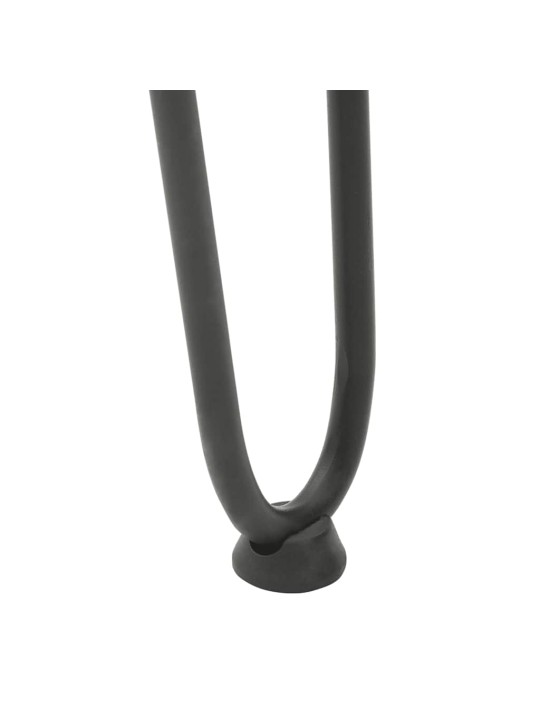 vlásenkové nohy pro konzolové stolky 4 ks antracitové 72 cm masivní ocel