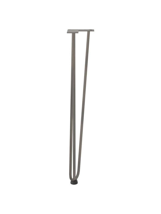 Vlásenkové nohy pro konzolové stolky 4 ks přírodní ocel 72 cm masivní ocel