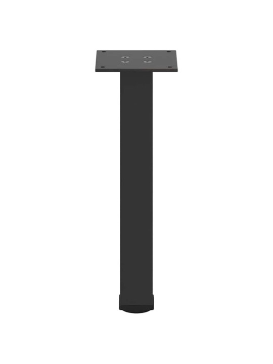 Nohy ke konferenčnímu stolku 4 ks černé 42-44 cm ocelové