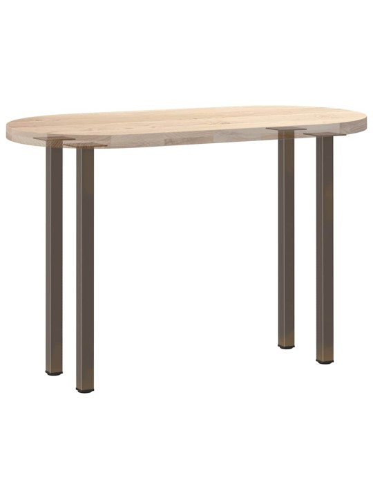 Nohy konzolového stolku 4 ks přírodní ocel 72-74 cm ocel