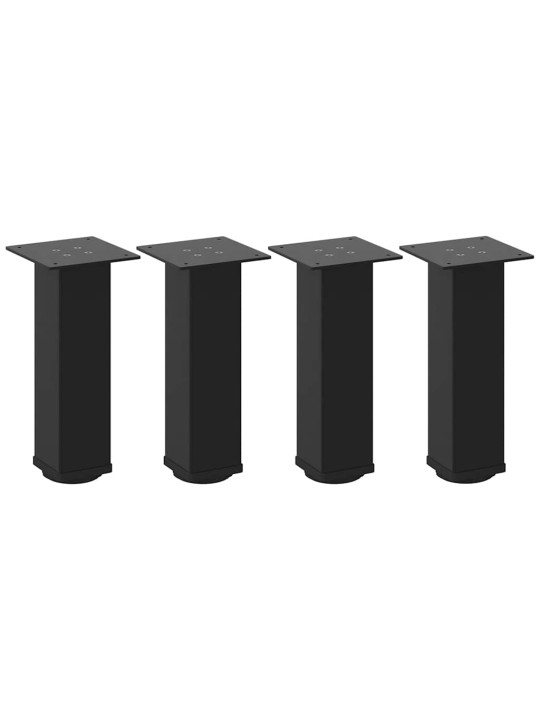 Nohy ke konferenčnímu stolku 4 ks černé 30-32 cm ocelové
