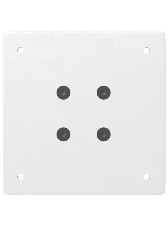 Nohy ke konferenčnímu stolku 4 ks bílé 30-32 cm ocelové