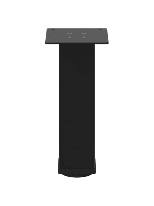 Nohy ke konferenčnímu stolku 4 ks černé 42-44 cm ocelové