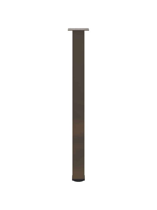 Nohy barového stolu 4 ks přírodní ocel 100–102 cm ocel