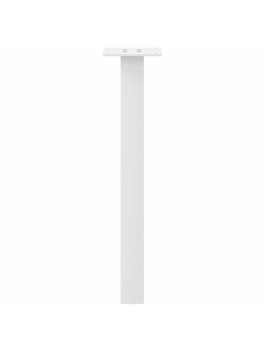 Nohy ke konferenčnímu stolku 4 ks bílé 30 cm ocelové